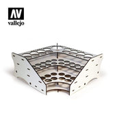 Vallejo - Postazione di Lavoro Orizzontale per Colori e Pennelli - Modulo Angolare